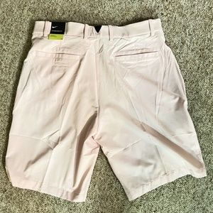 Nike Standard Fit Dri Fit Golf Casual Shorts Light Pink Mens 34 MSRP 65